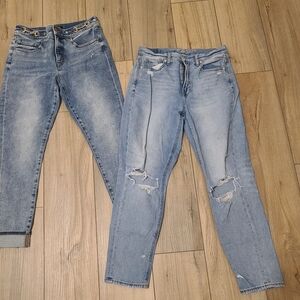 Size 6 Express And American Eagle Jean Lot Of 2